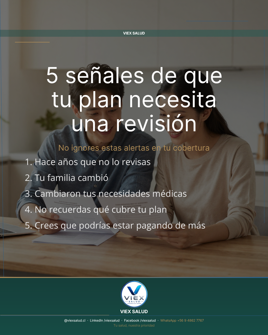 5 señales de que tu plan de Isapre necesita una revisión