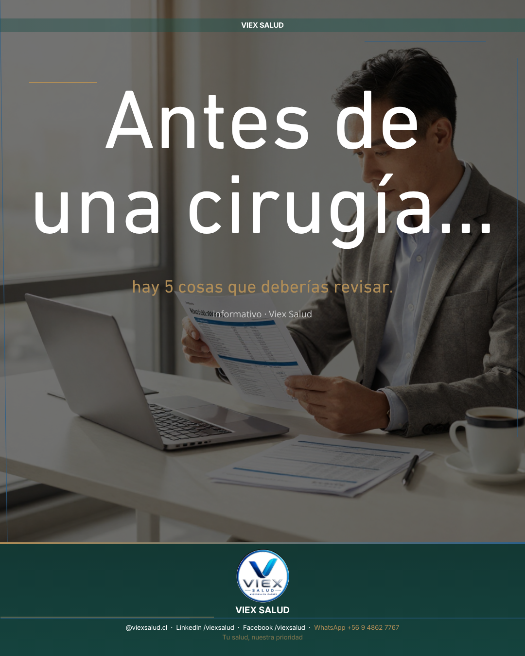 Antes de una cirugía: 5 cosas que deberías revisar en tu plan de salud