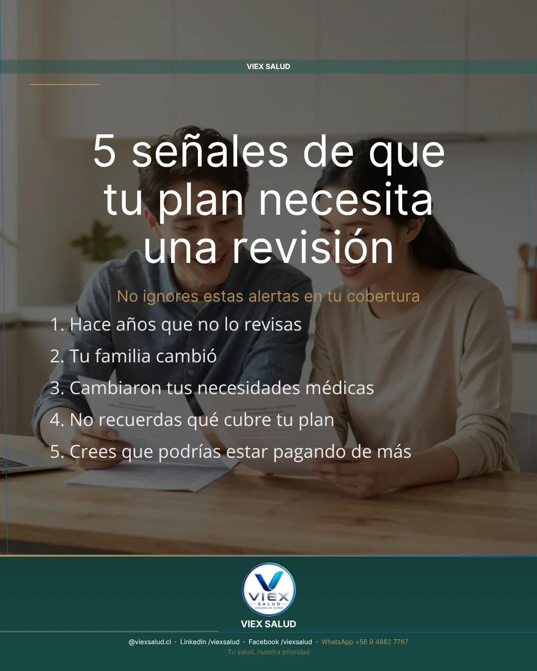 5 señales de que tu plan de Isapre necesita una revisión
