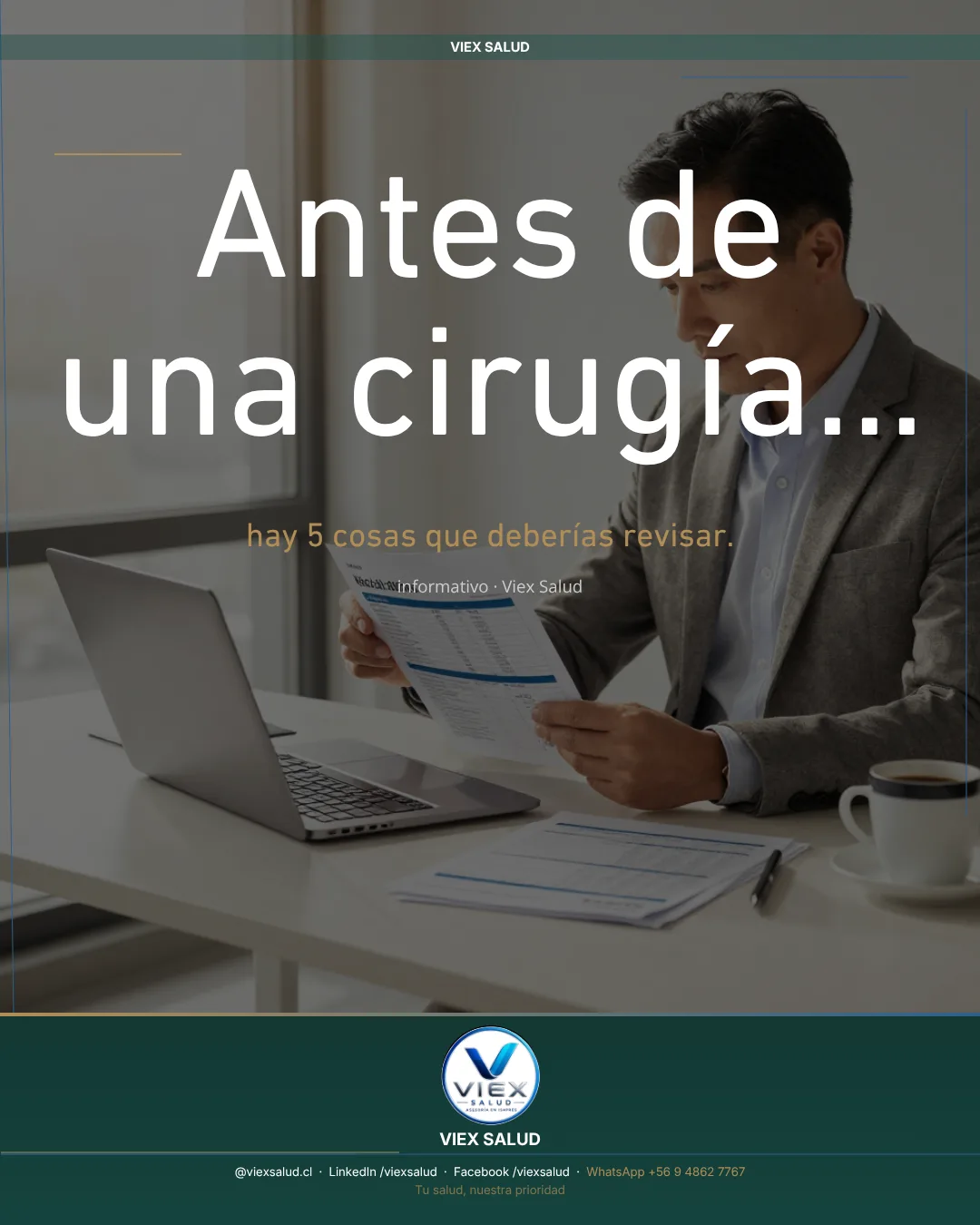 Antes de una cirugía: 5 cosas que deberías revisar en tu plan de salud